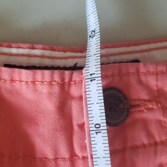 American Eagle Outfitters 100% Cotton Shorts Coral Size 28 - Picture 9 of 10